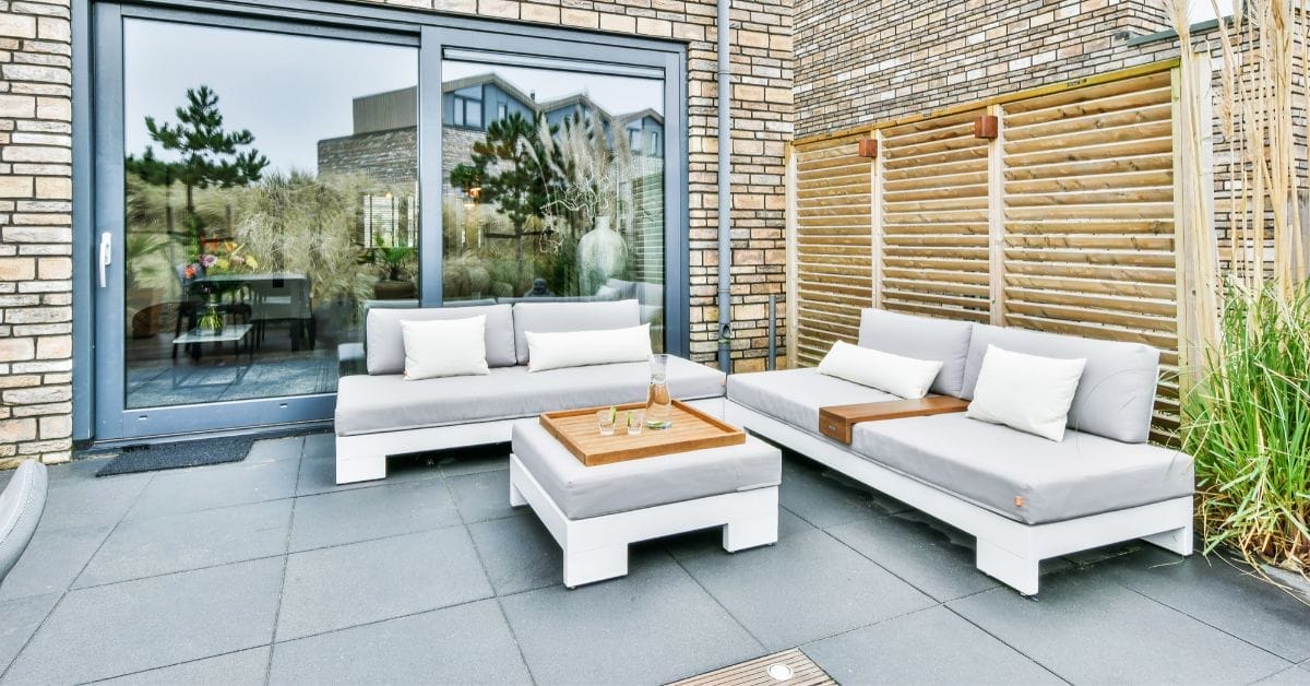 outdoor tiles - luxury terrace