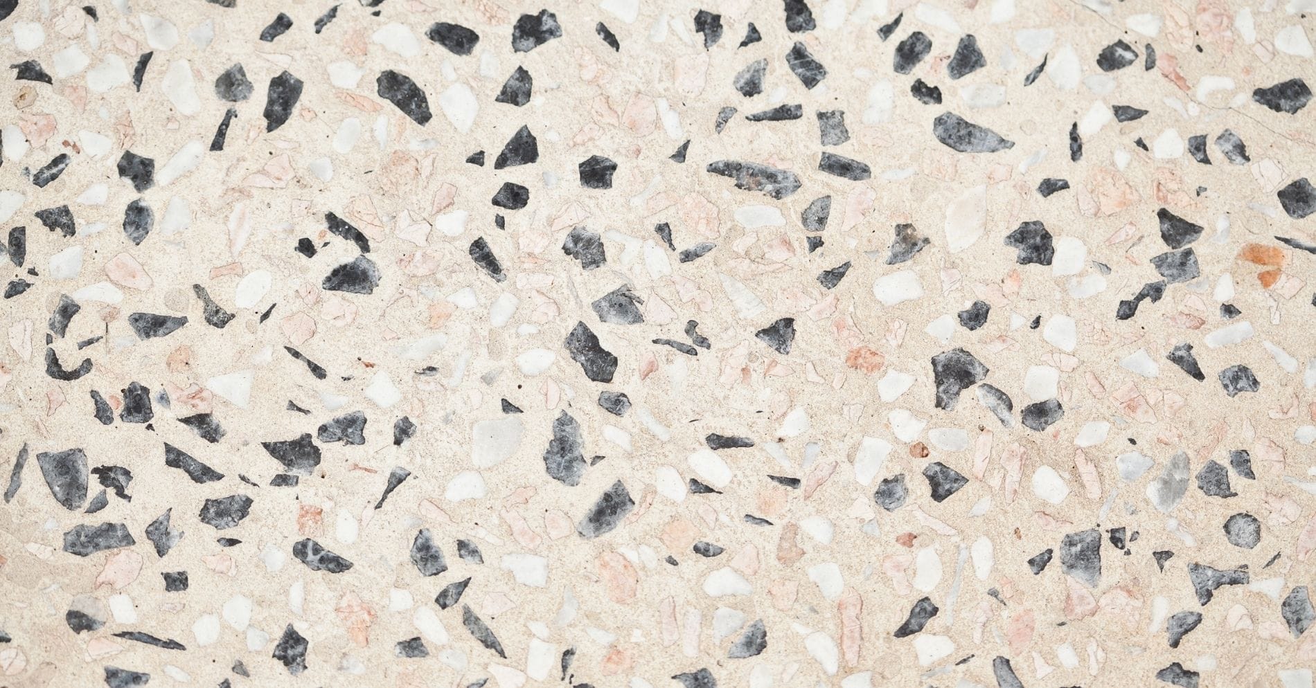 Dark and light coloured shapes in Terrazzo Flooring Tiles