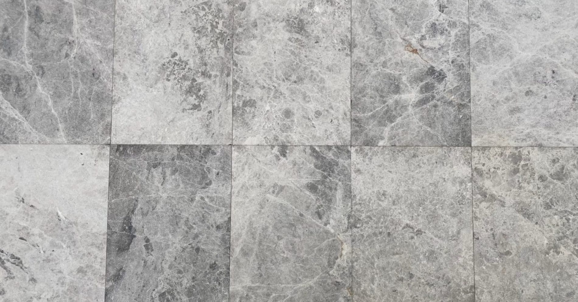 Close up of limestone pavers